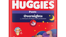 Scutece chilotel de noapte Overnights, Nr.6, 15-25 kg, 22 bucati, Huggies