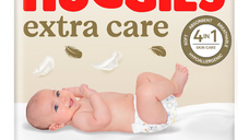 Scutece Extra Care Nr.2, 3-6 kg, 82 bucati, Huggies