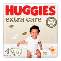 Scutece Extra Care Nr.4, 8-16kg, 33 bucati, Huggies - 1