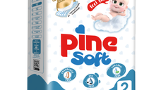 Scutece mini Soft, 3-6 kg, 102 bucati, PINE