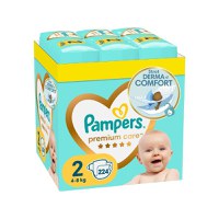 Scutece Premium Care, marimea 2, 4-8kg, 224 bucati, Pampers - 1