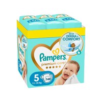 Scutece Premium Care, marimea 5, 11-16 kg, 148 bucati, Pampers - 1