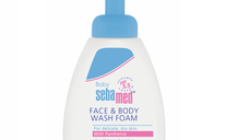 Sebamed Baby, Spuma dermatologica de curatare pentru fata si corp, 400ml