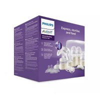 Set alaptare, sterilizator pentru microunde si pompa de san manuala, Philips Avent - 1