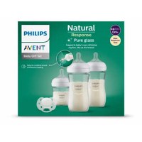 Set biberoane din sticla pentru nou-nascuti Natural Response, Philips Avent - 1