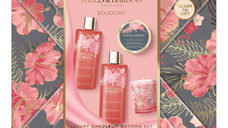 Set pentru ingrijire corporala cu lumânare, Tropical Paradise, 4 piese, Baylis & Harding