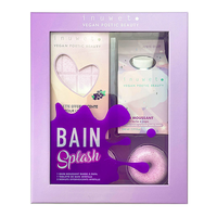 Set Splash Bath, spuma de baie, tableta si gogosi efervescente, Blueberry, Inuwet - 1