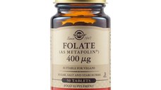 Solgar Folate (As Metafolin) 400mcg, 50 tablete