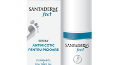 Spray antimicotic pentru picioare Santaderm Feet, 100g