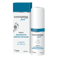 Spray antimicotic pentru picioare Santaderm Feet, 100g - 1