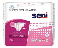 Super Seni Quatro Extra Large 10 Scutece adulti cu sistem inschis - 1