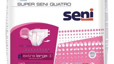 Super Seni Quatro Extra Large 10 Scutece adulti cu sistem inschis