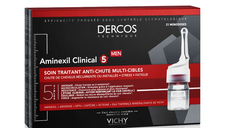 Tratament impotriva caderii parului pentru barbati Dercos Aminexil Clinical 5, 21 fiole*6 ml, Vichy