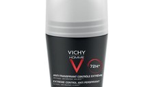 Vichy Homme deodorant roll-on eficacitate 72h, 50 ml