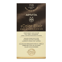 Vopsea de par My Color Elixir, Blonde Ash Gold N7.13, 155 ml, Apivita - 1