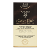 Vopsea de par My Color Elixir, Dark Blonde Copper Gold N6.43, 155 ml, Apivita - 1