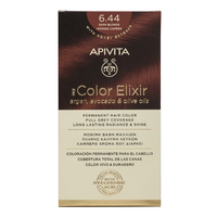 Vopsea de par My Color Elixir Dark Blonde Intense Copper 6.44, 155 ml, Apivita - 1