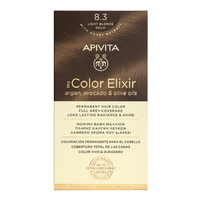 Vopsea de par My Color Elixir, Light Blonde Gold N8.3, 155 ml, Apivita - 1