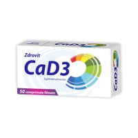 Zdrovit Calciu + D3, 50 comprimate - 1