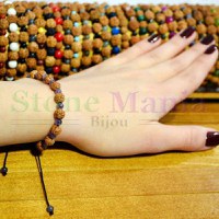 Bratara rudraksha 6mm si ametist 4mm - 2