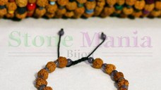 Bratara rudraksha 6mm si ametist 4mm