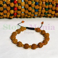 Bratara rudraksha 8mm si carneol 4mm - 1