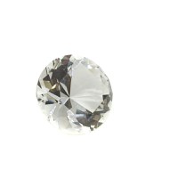 Cristal decorativ din sticla k9 diamant mediu - 4cm transparent - 1