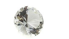 Cristal decorativ din sticla k9 diamant mediu - 4cm transparent