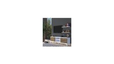 Ansamblu Comoda TV A4-55 Alb-Walnut