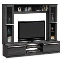 Ansamblu Comoda TV Chico Negru 180.5x40x158 cm - 1