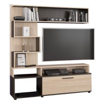 Ansamblu Comoda TV Jasper Wenge 151.5x37.5x169.5 cm - 1