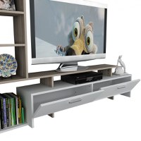 Ansamblu Comoda TV Şimal Alb-Cordoba - 4