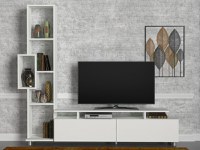 Ansamblu Comoda TV Tulip Alb - 1