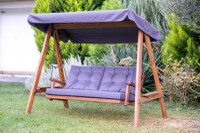 Balansoar dublu Pera 2000 Antracit 200x110x180 cm - 1