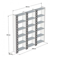 Biblioteca City 3 - Walnut, Walnut - 4