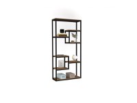 Biblioteca Emina Walnut-Negru - 2