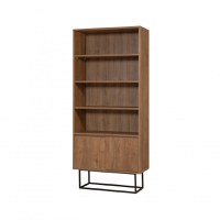 Biblioteca Rea Walnut-Negru - 3