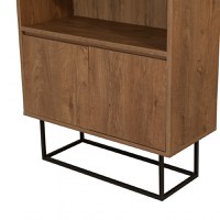 Biblioteca Rea Walnut-Negru - 6