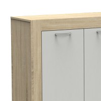 Buffet Haven sonoma - alb 180x40x80cm - 2