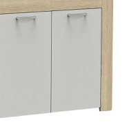 Buffet Haven sonoma - alb 180x40x80cm - 3