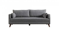 Canapea Extensibila, 3 Locuri Bella Sofa Bed Gri - 5