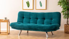 Canapea Extensibila, 3 Locuri Misa Small Sofabed Petrol Verde