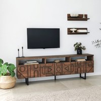 Comoda TV Aristo - Walnut - 10