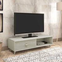 Comoda TV Firenze Alb-Bej 127x45x9 cm - 2