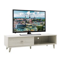 Comoda TV Firenze Alb-Bej 127x45x9 cm - 1