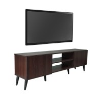 Comoda TV Icarus melamina nuc-wenge 150x32x46 cm - 1