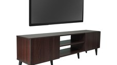 Comoda TV Icarus melamina nuc-wenge 150x32x46 cm