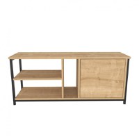 Comoda TV Neola - Negru, Oak - 5