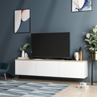 Comoda TV Neon Alb-Oak - 2