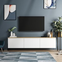 Comoda TV Neon Alb-Oak - 3